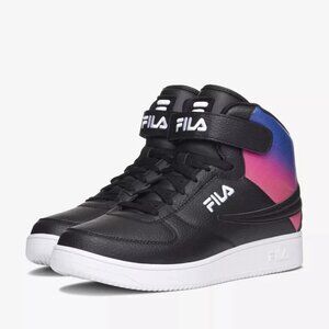 Fila A-High Fade Men's Black/Blue/ White Synthetic Lifestyle Sneakers Shoes